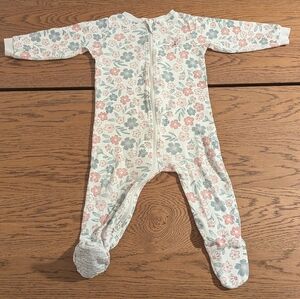 Pekkle Bloom 18 Months - Floral Kids One Piece Pajama